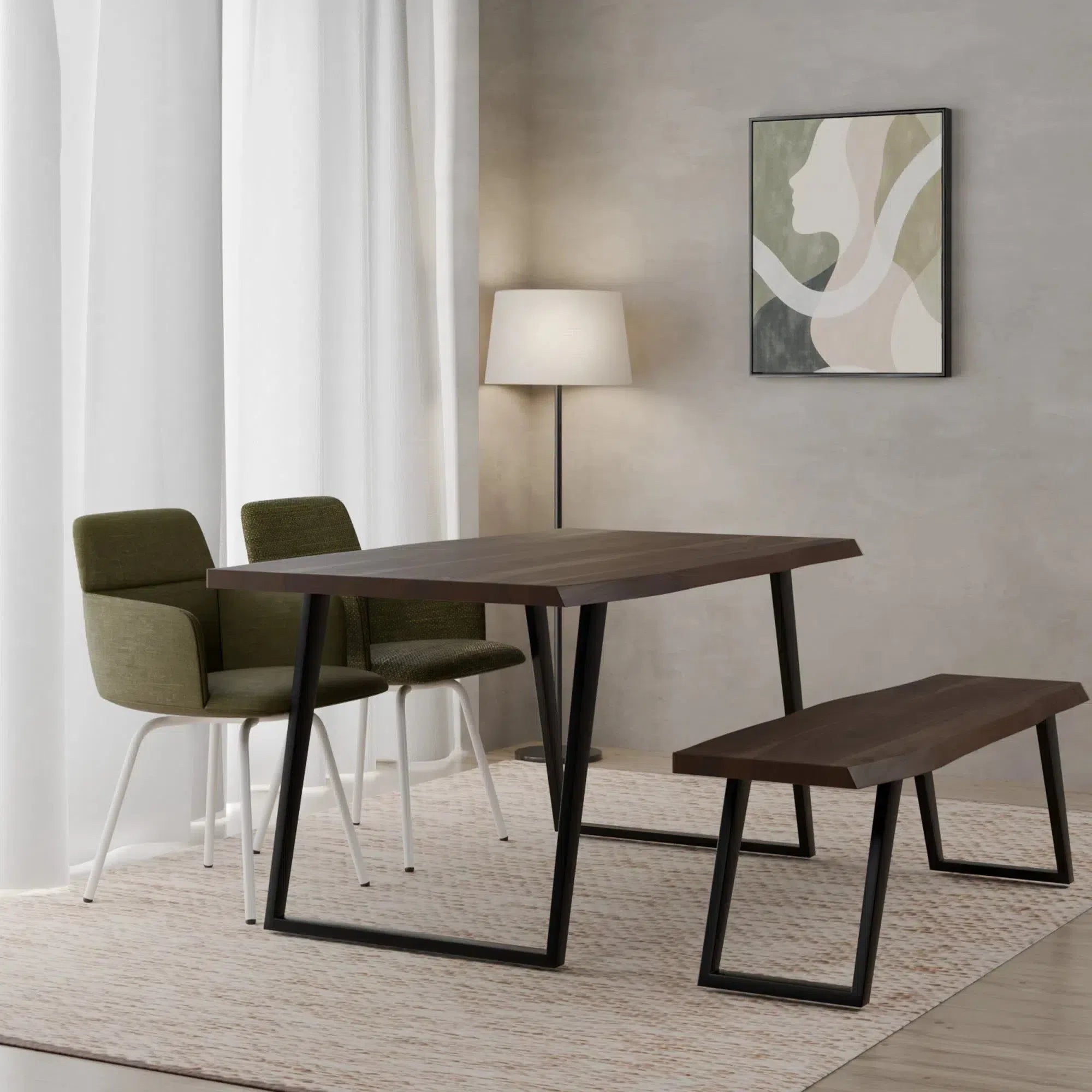 Arthur - Acacia Wood Dining Table