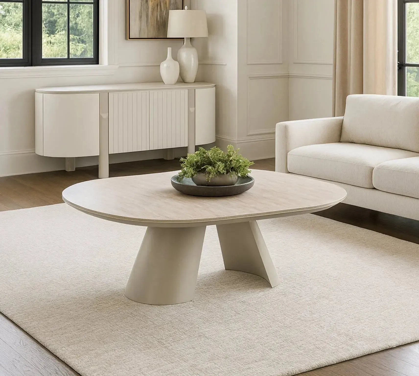 Athena - Coffee Table (Matt Cream)