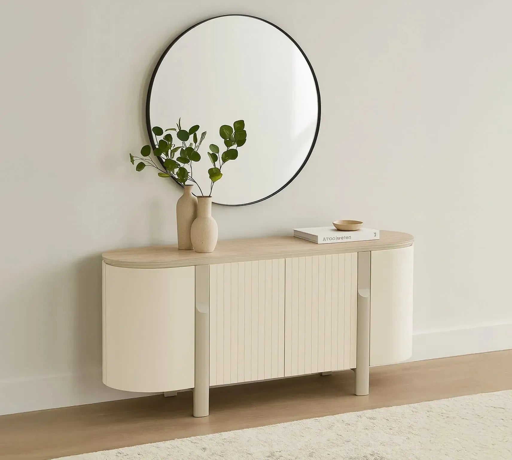 Athena - Large Sideboard (Matt Cream)