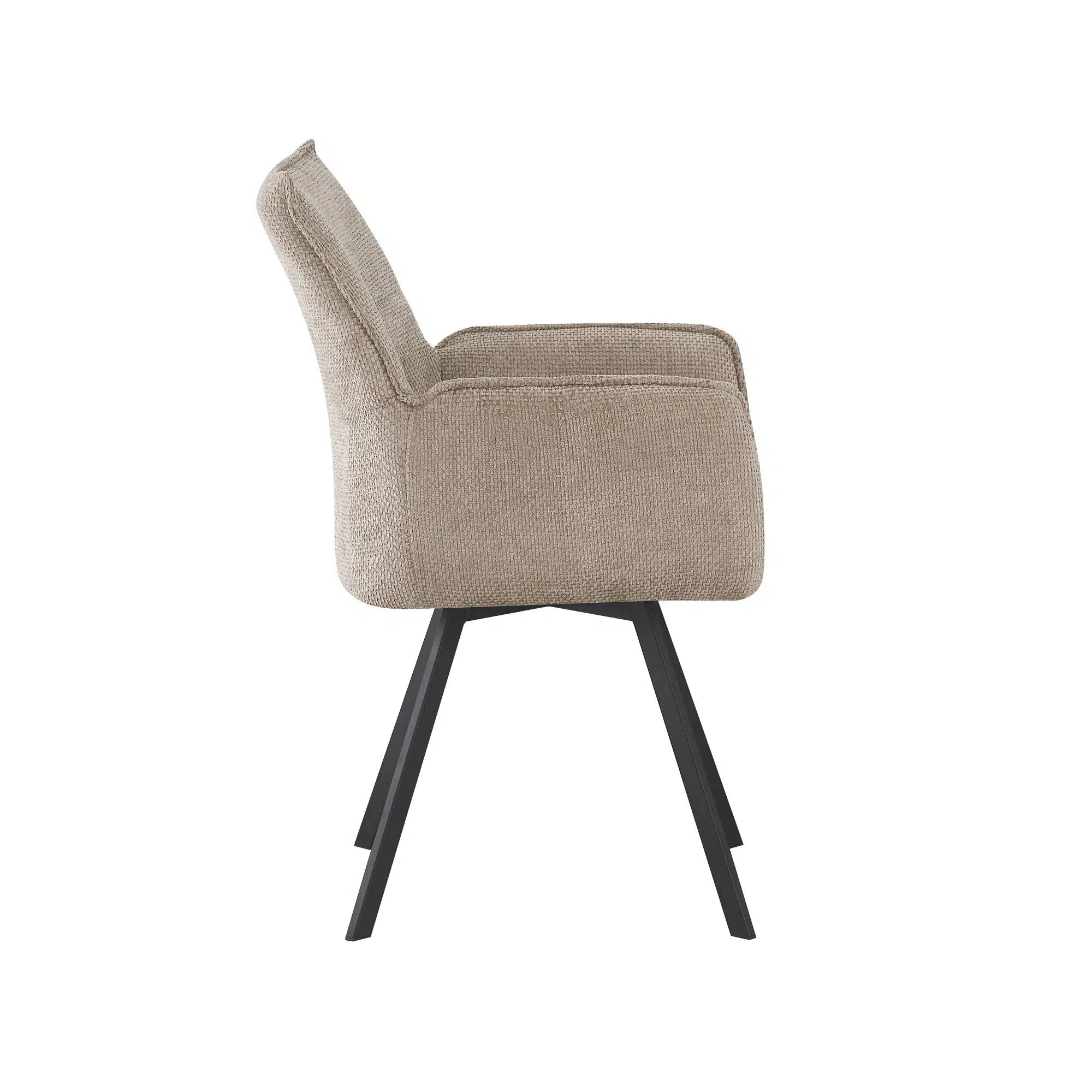 Daria Dining Chair - Weave Taupe