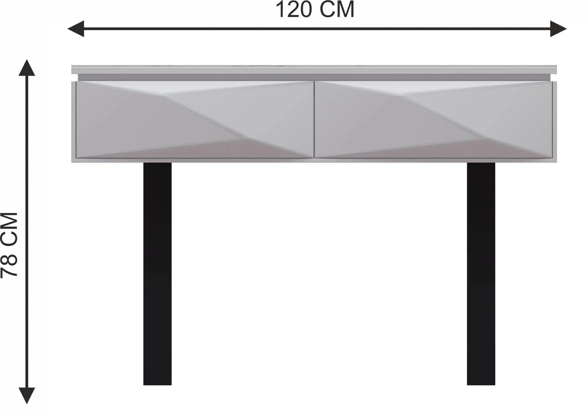 Esme Console Table - Grey