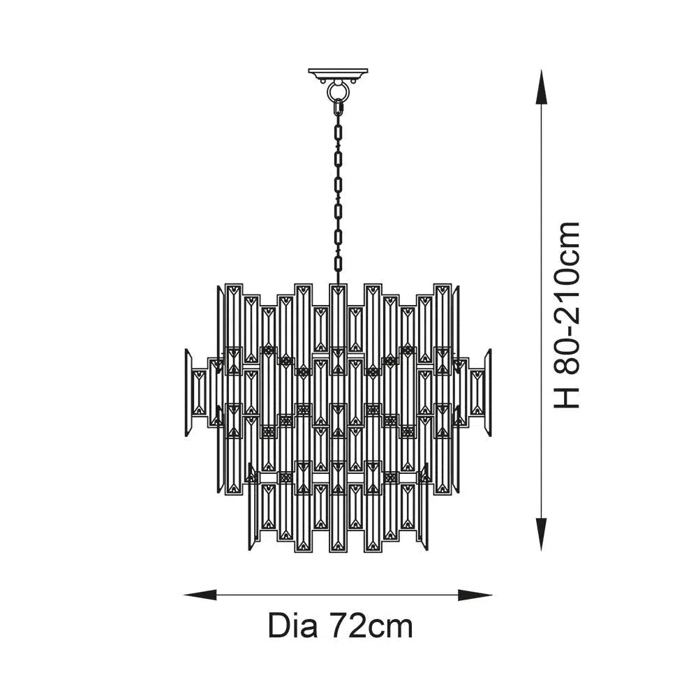 Grayson - 15 Light Pendant