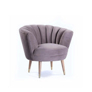 Layla Grey Velvet Accent Chair