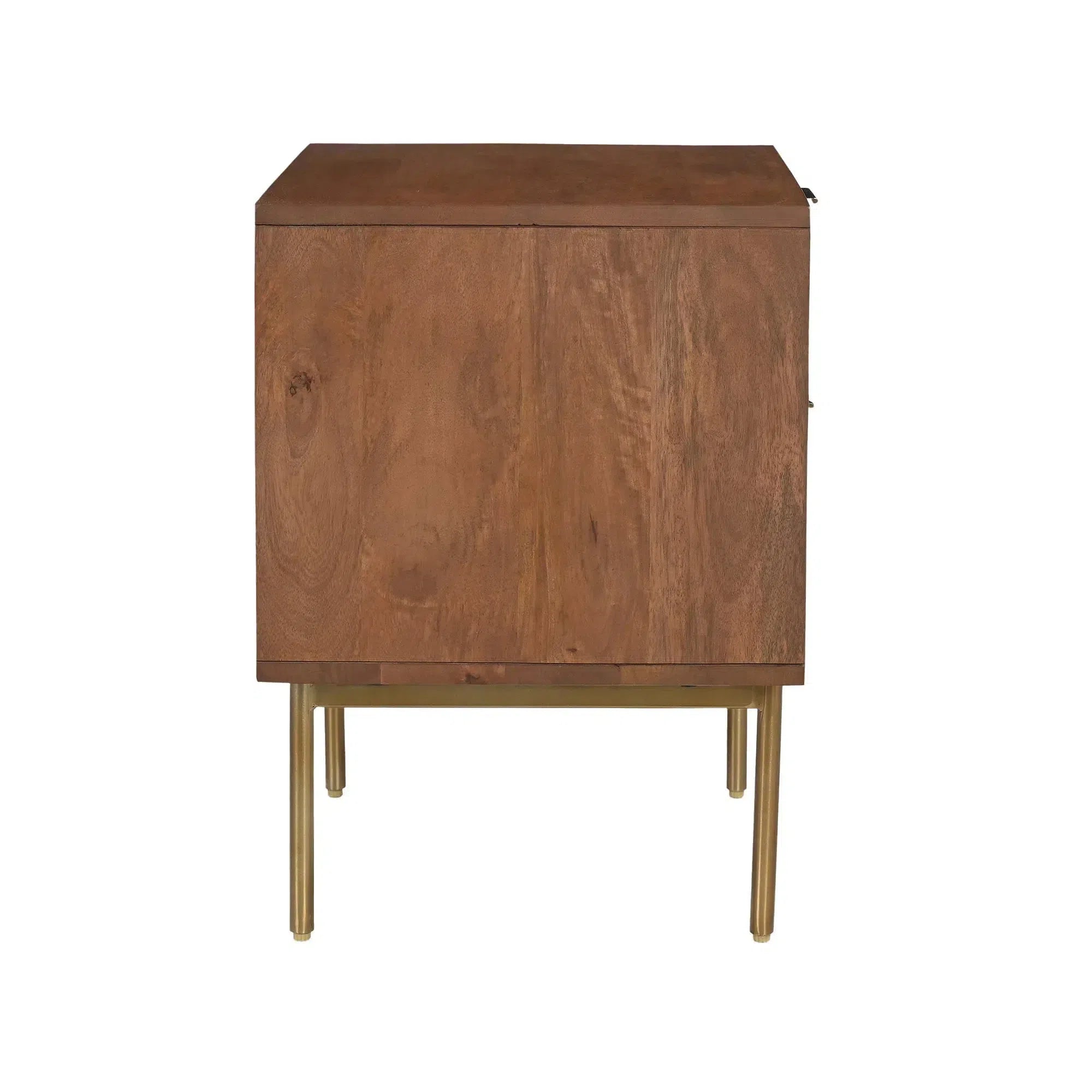 Lester - Two Drawer Bedside Table