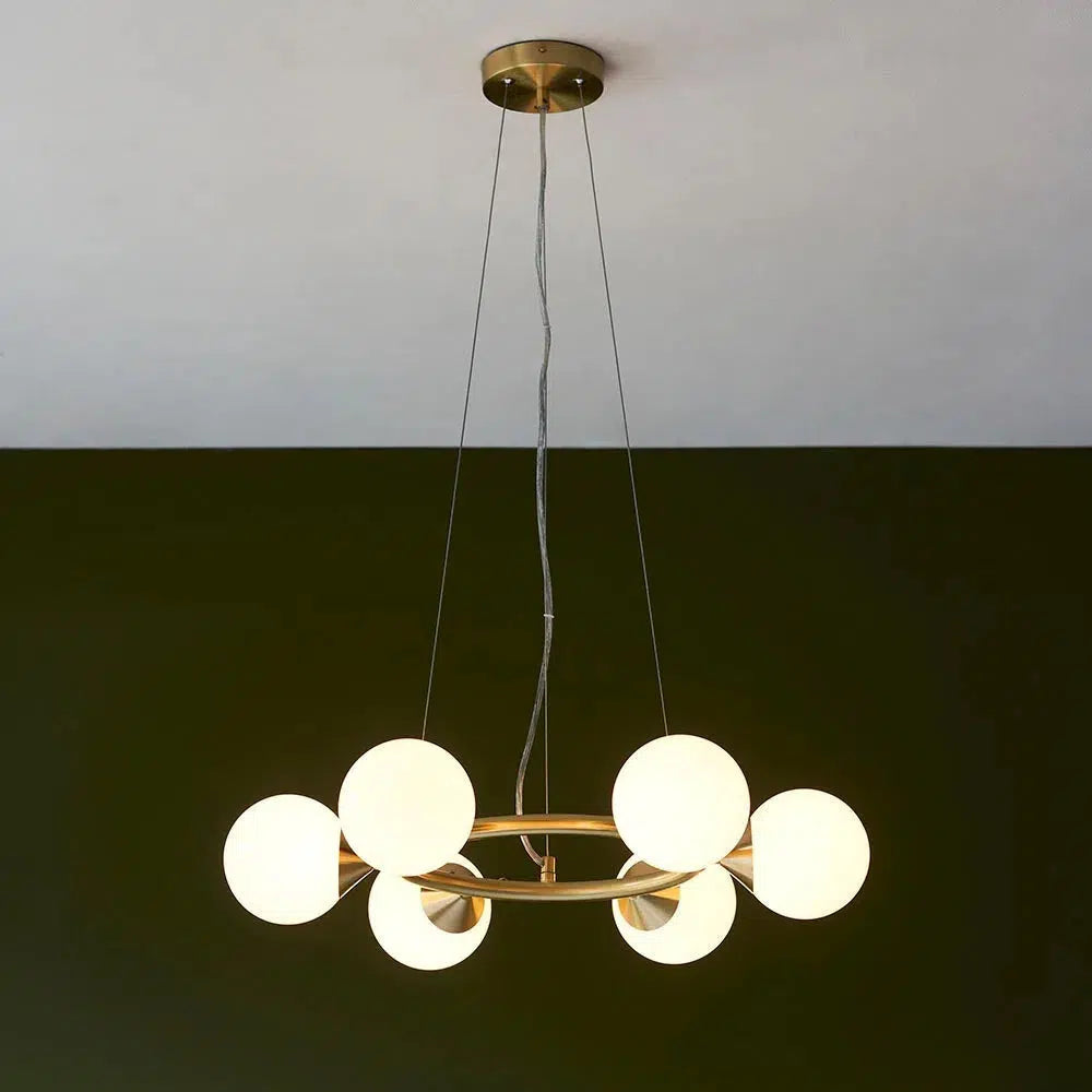Luxxe - 6 Light Ring Pendant