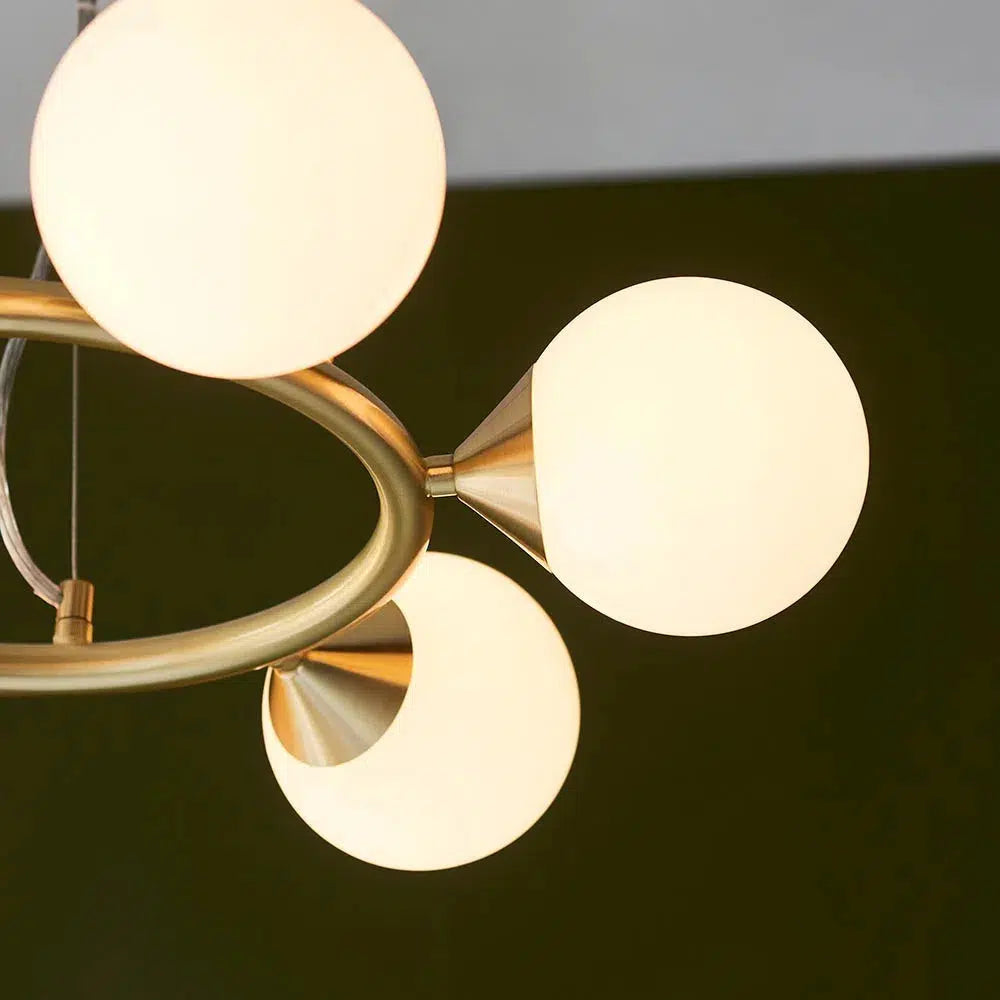 Luxxe - 6 Light Ring Pendant
