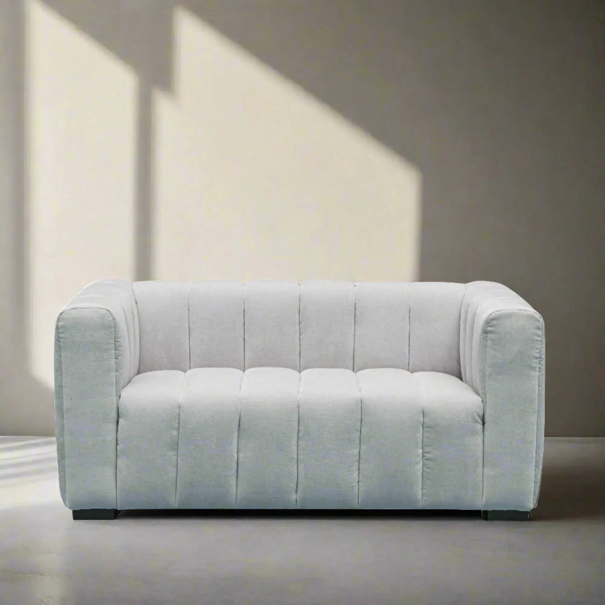 Messina - 2 Seater Sofa - Light Grey