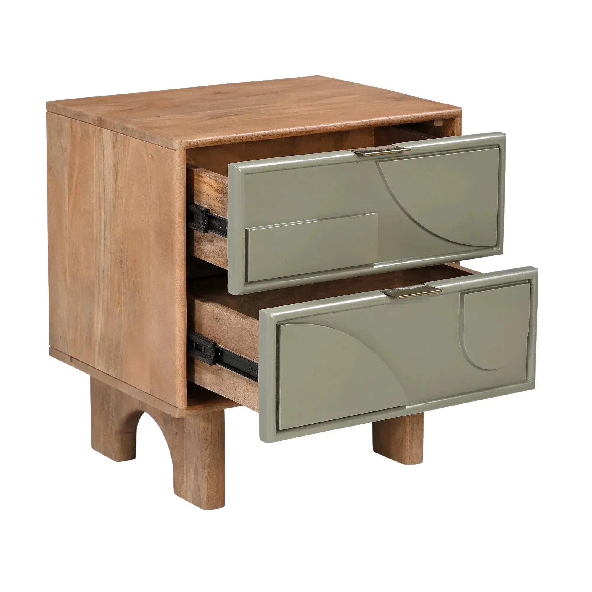 Pixel - Two Drawer Bedside Table