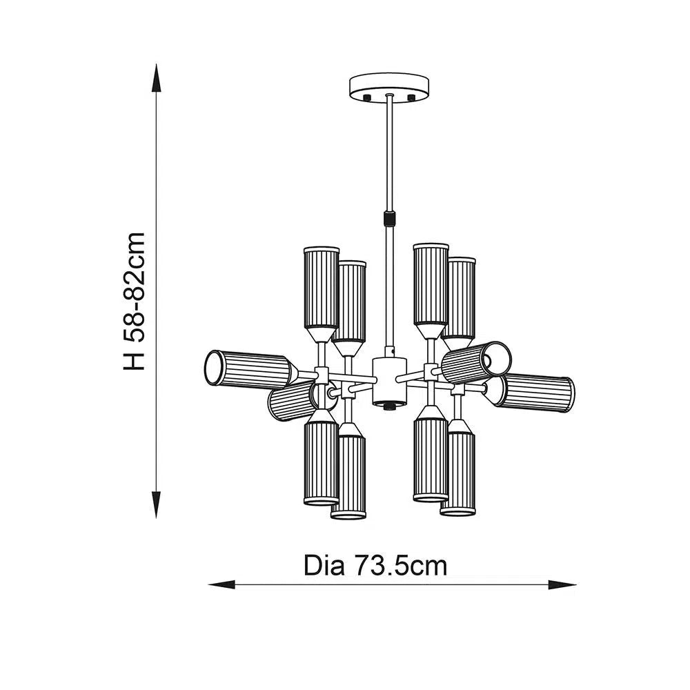 Venus - 12 Light Pendant