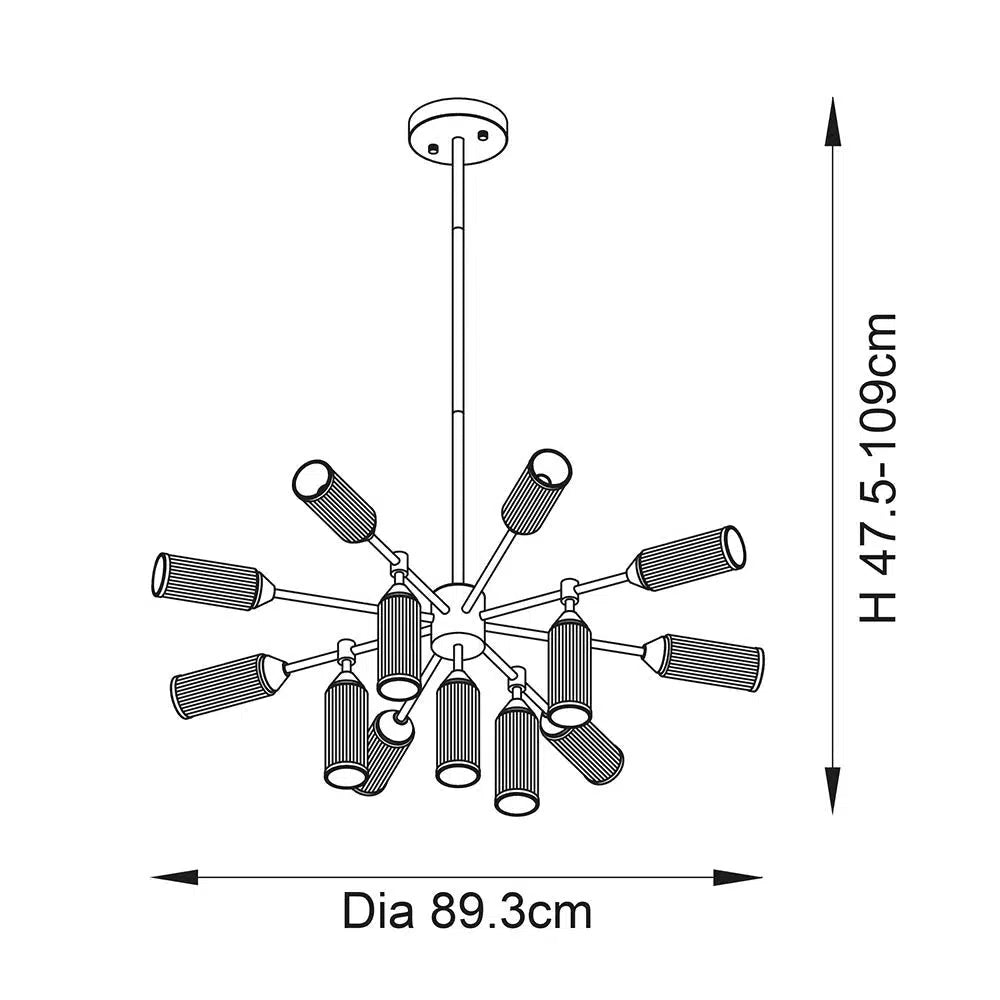 Venus - 13 Light Pendant