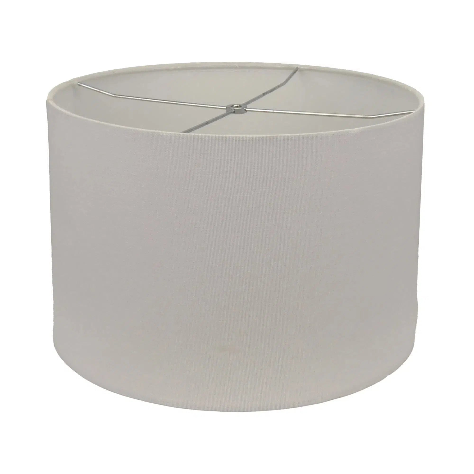 White Ceramic Lamp with White Linen Shade 1