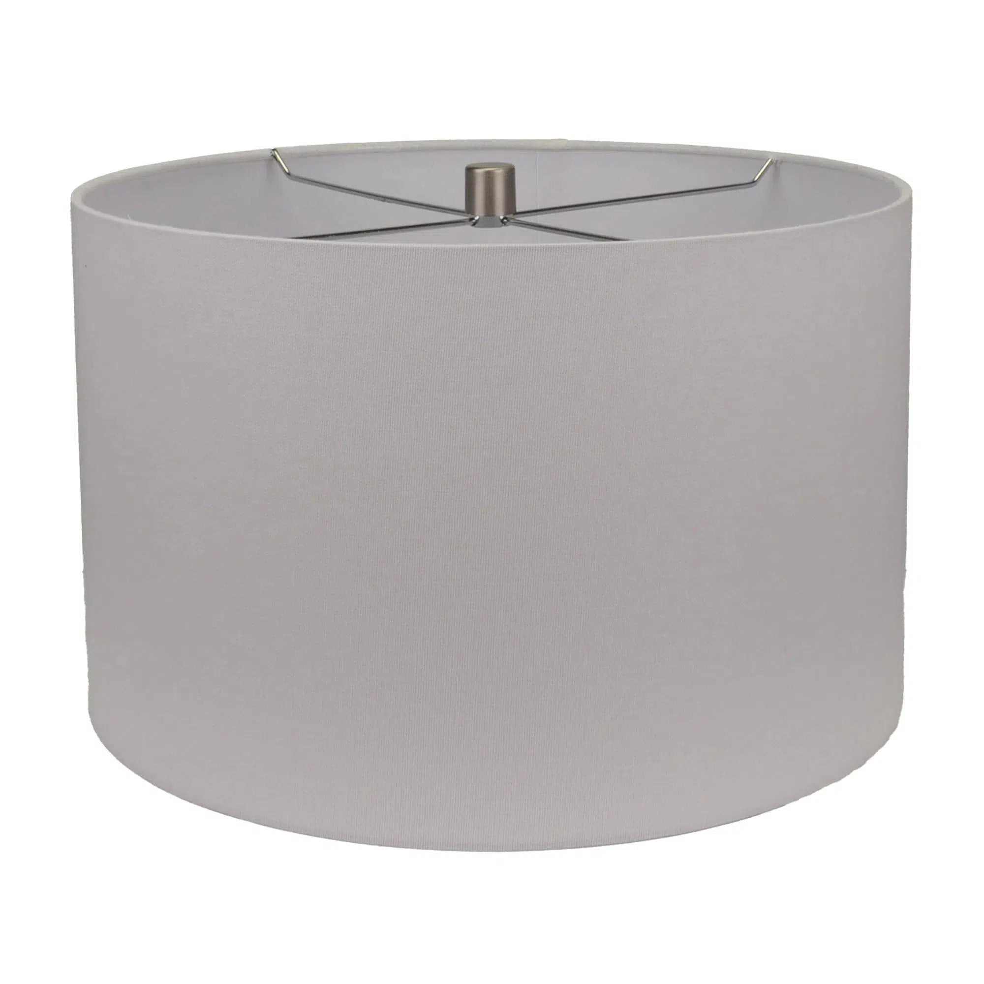 White Ceramic Lamp with White Linen Shade 2