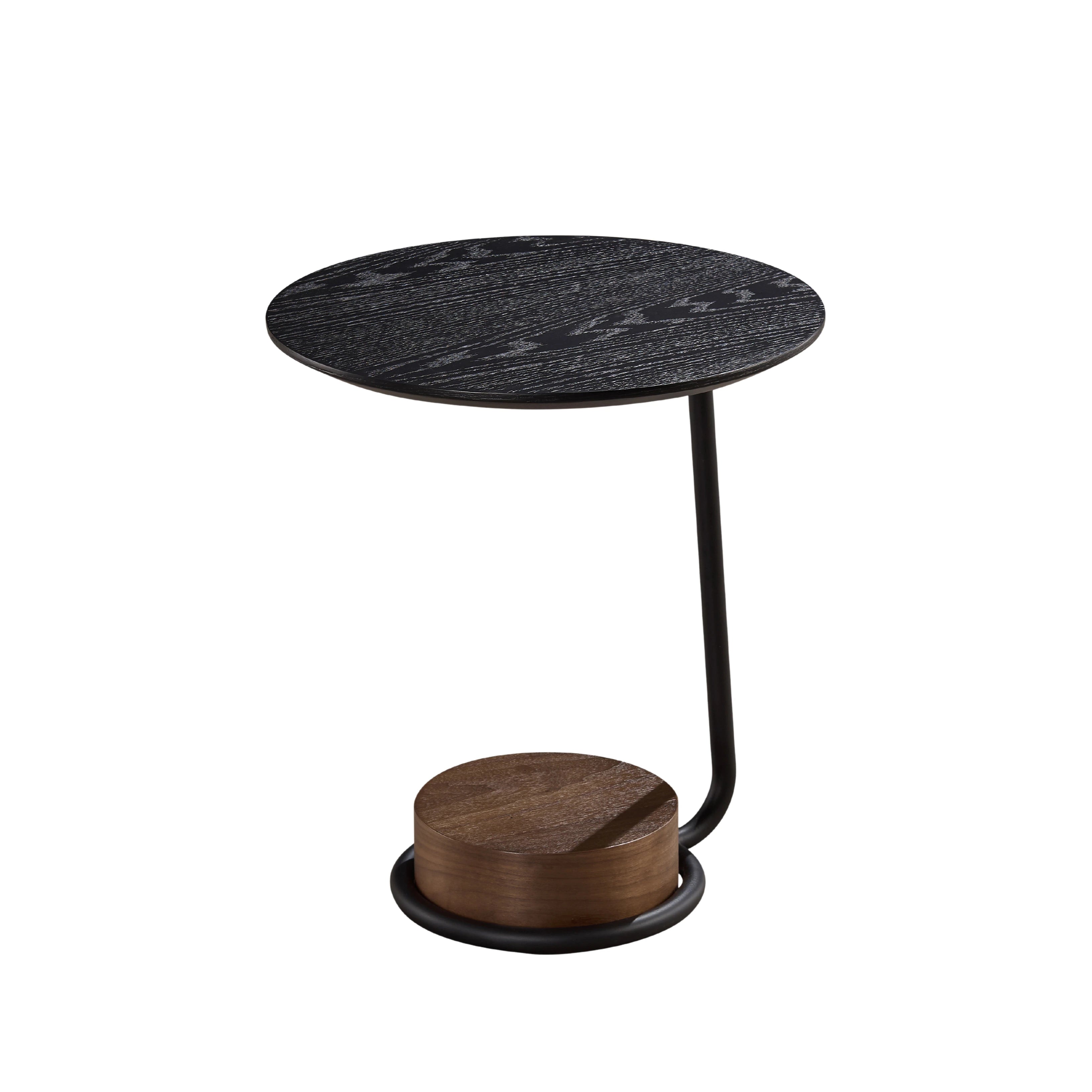 Alabama - Side Table - Black & Walnut