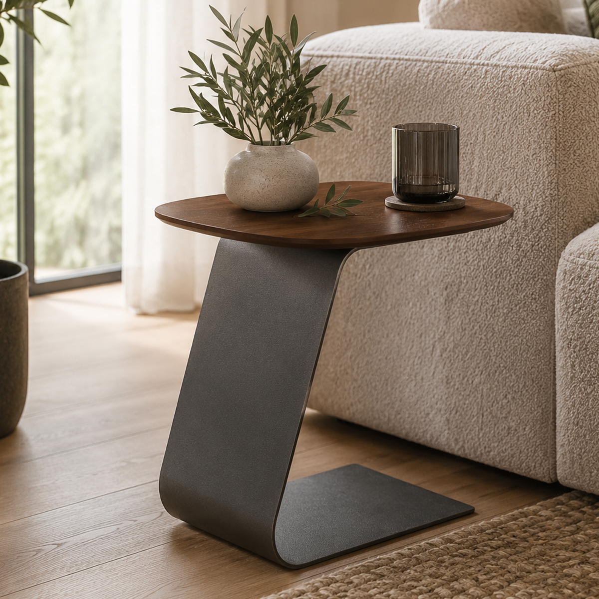 Indiana - Side Table - Walnut
