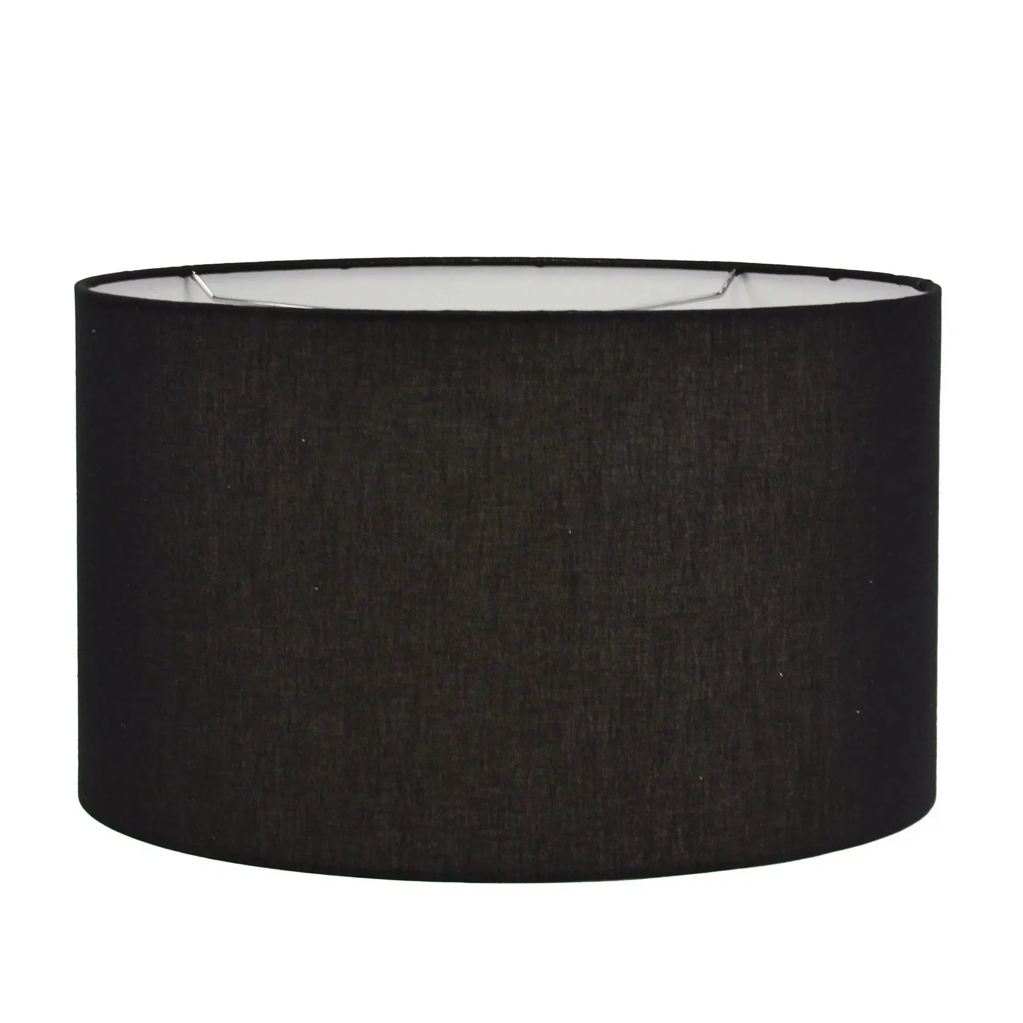 Acrylic Stand Lamp with Black Linen Shade