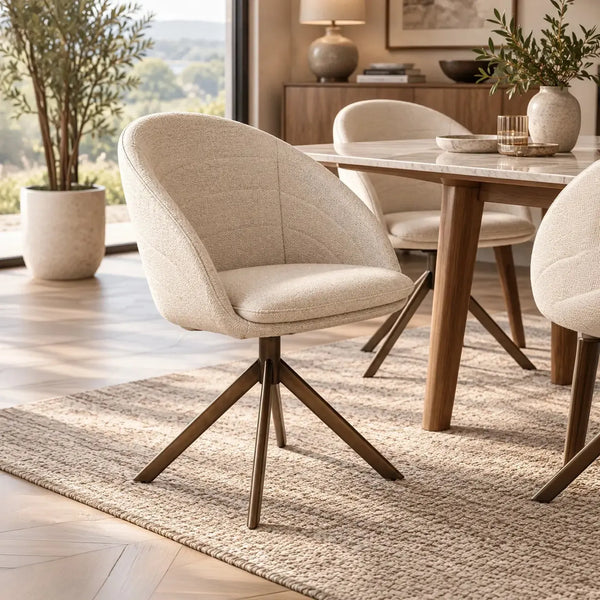 Adeline - Beige Dining Chair