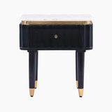 Aida - Sleek Marble Top Bedside Table
