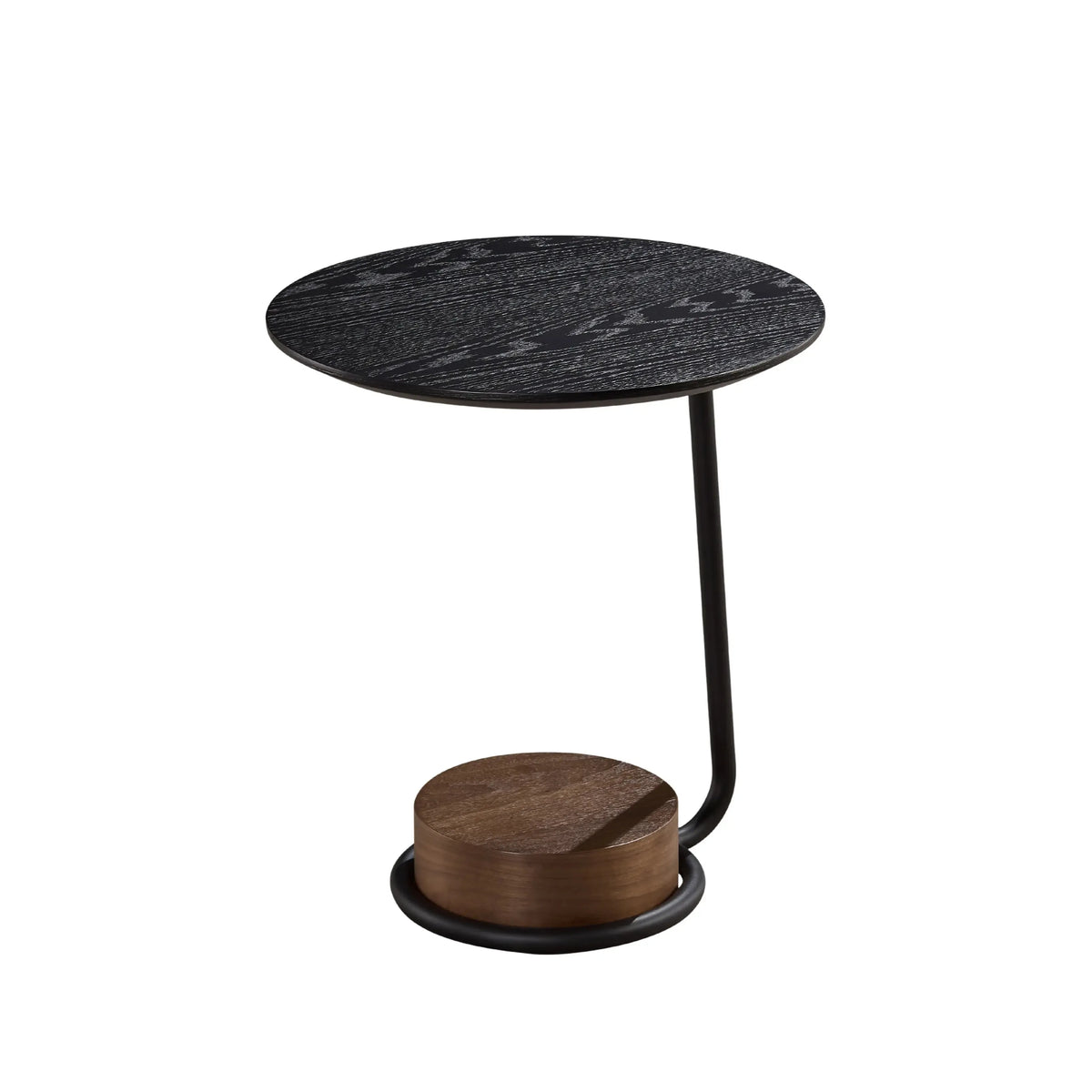 Alabama - Side Table - Black & Walnut