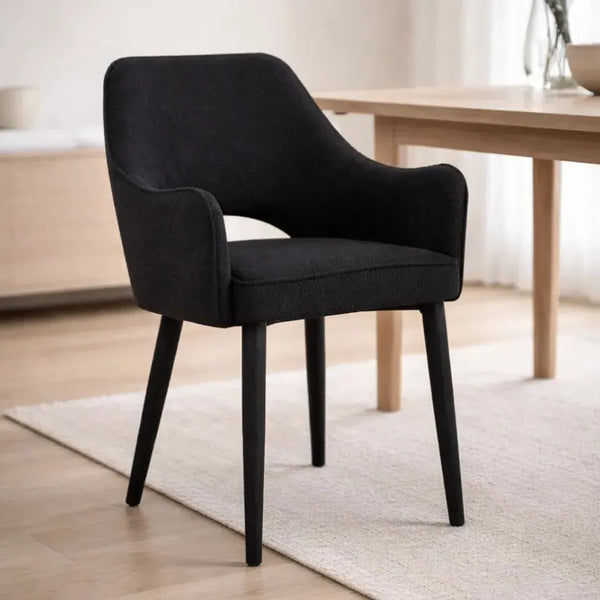 Alessia - Dining Chair - Bobble Black