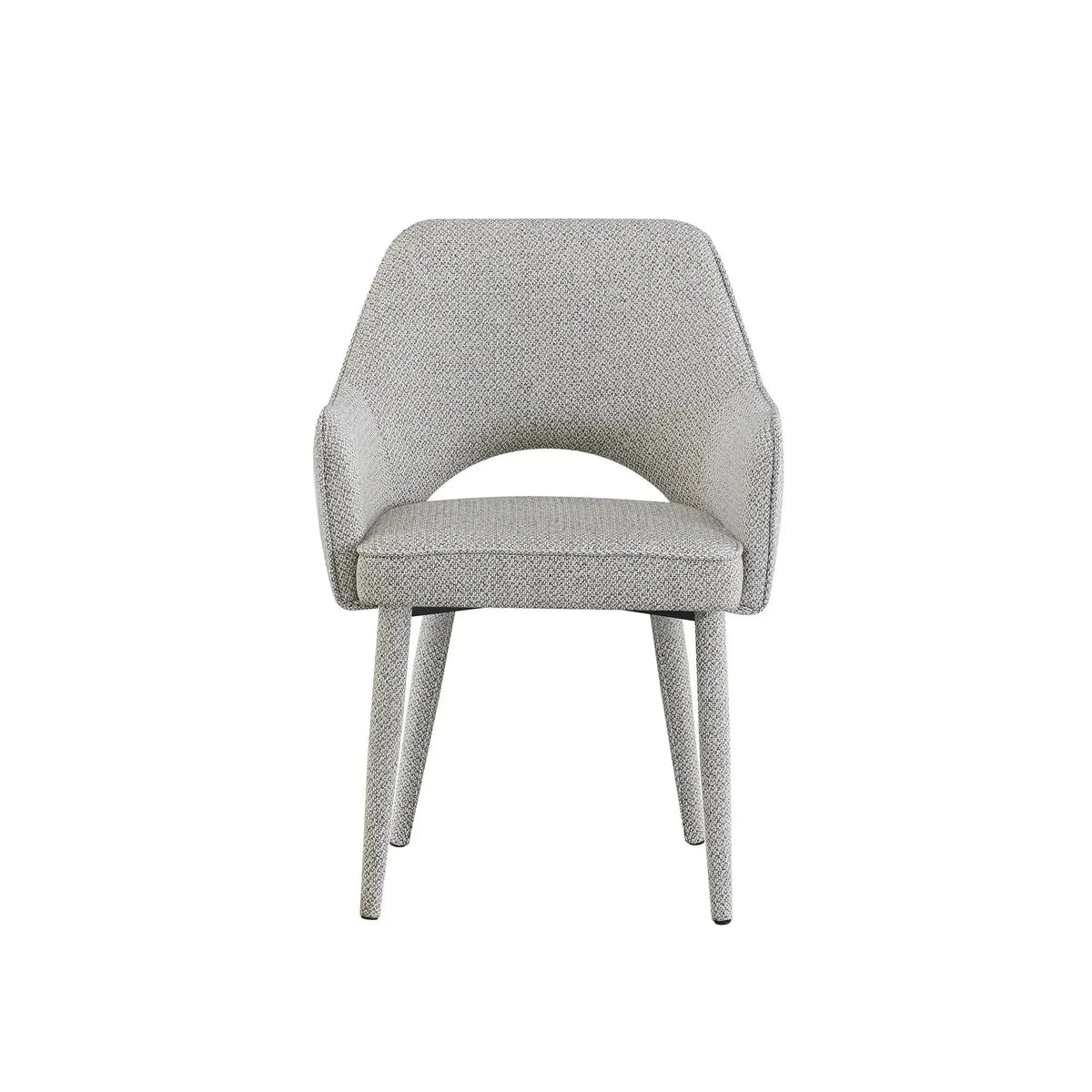 Aria Dining Table and 4 Light Grey Alessia Chairs