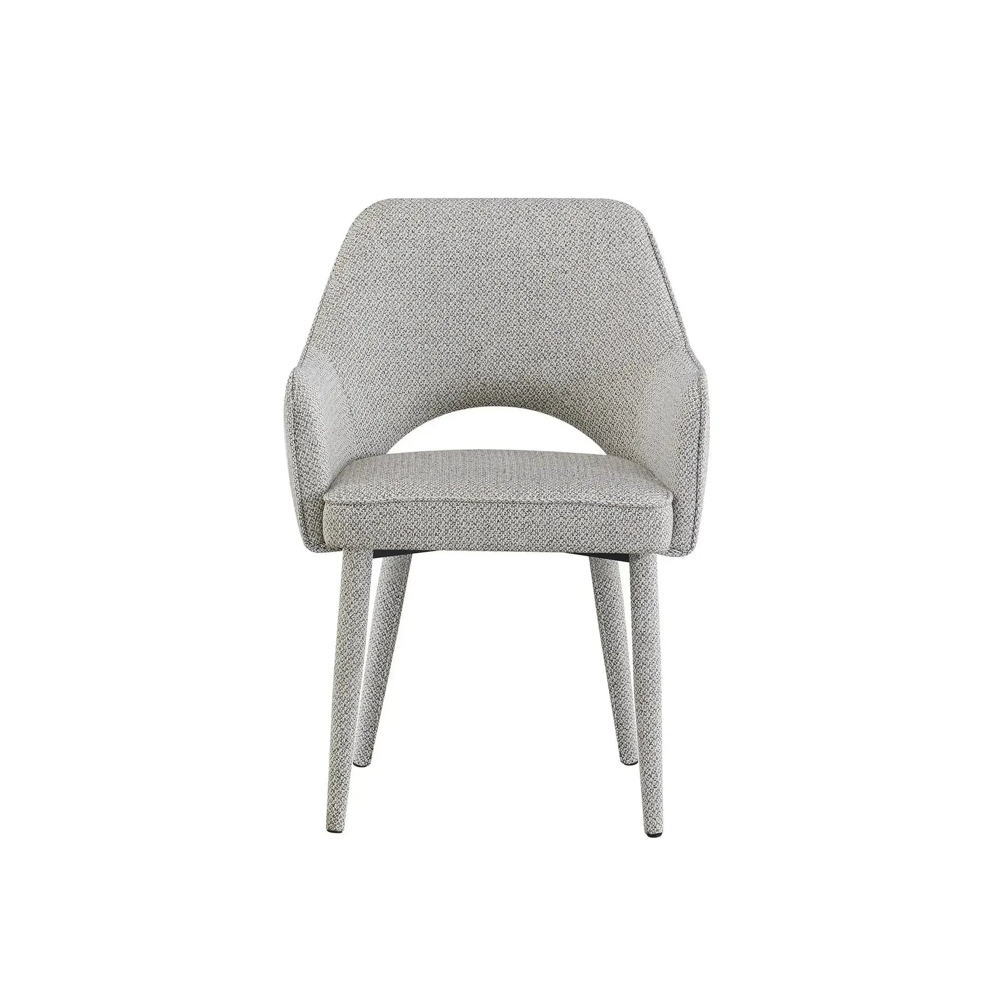 Alessia - Dining Chair - Woven Light Grey
