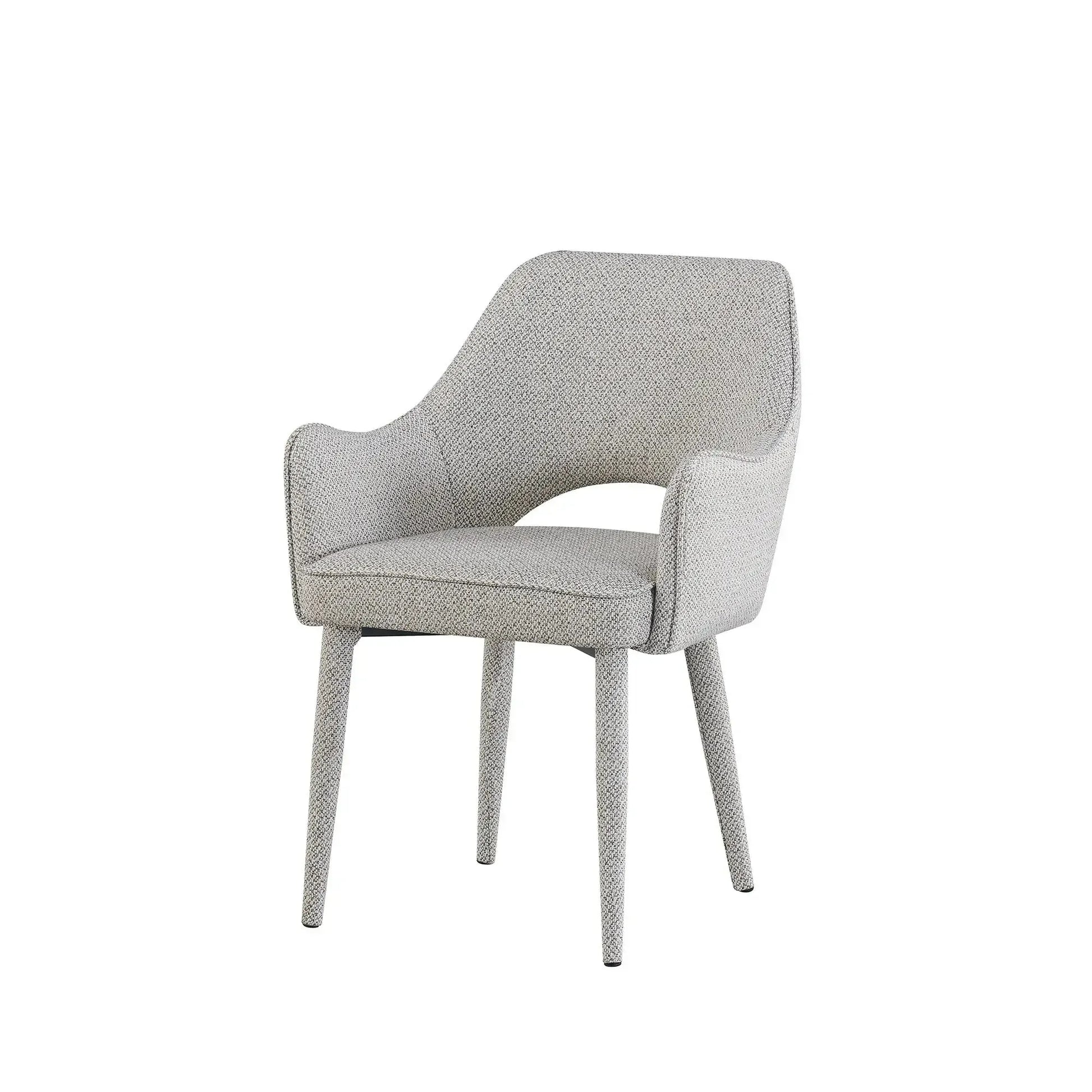 Alessia - Dining Chair - Woven Light Grey