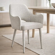 Alessia - Dining Chair - Woven Light Grey