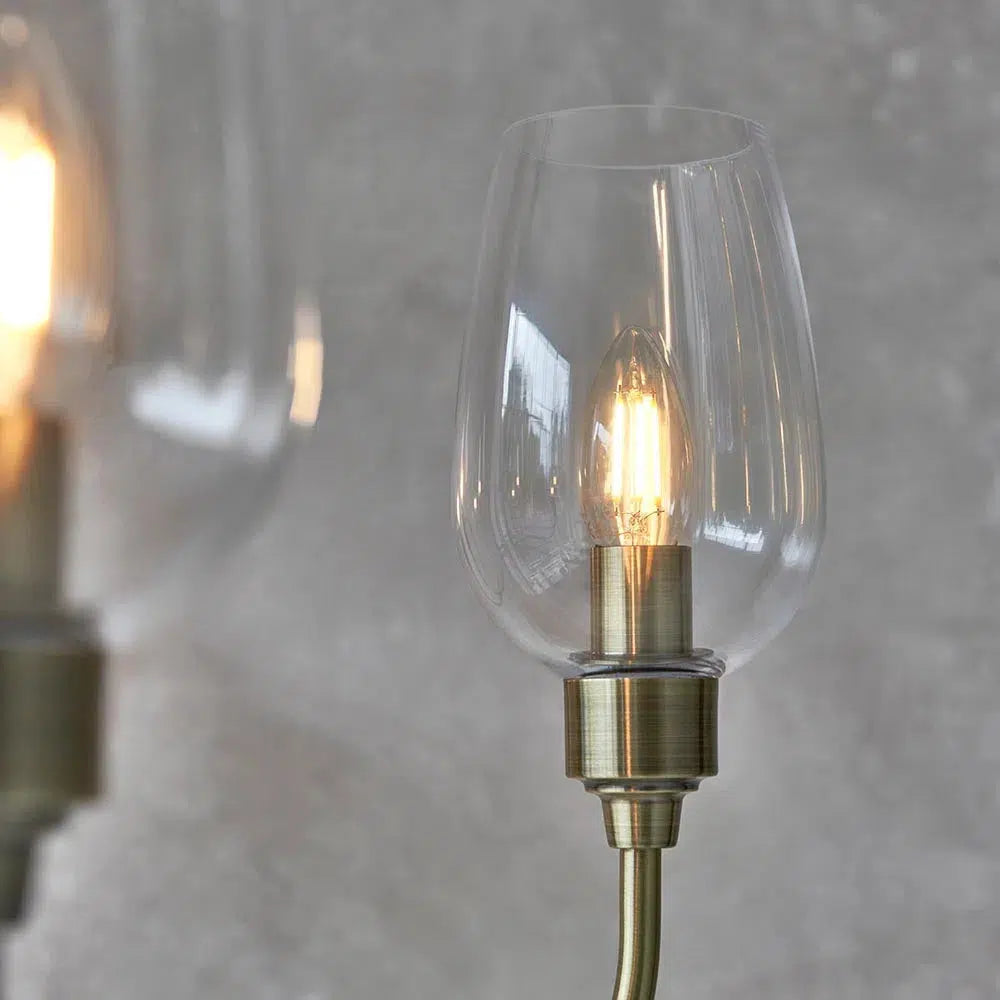 Allure - 6 Light Pendant With Clear Glass