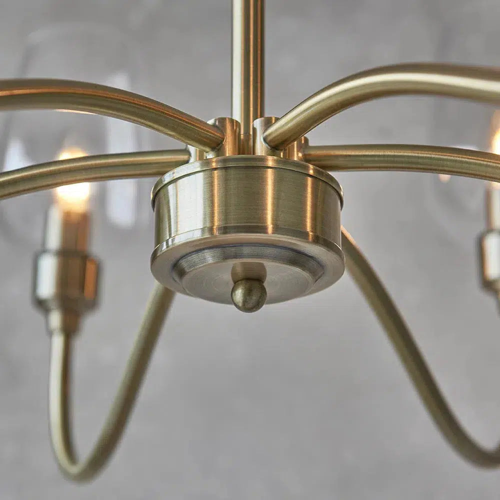 Allure - 6 Light Pendant With Clear Glass