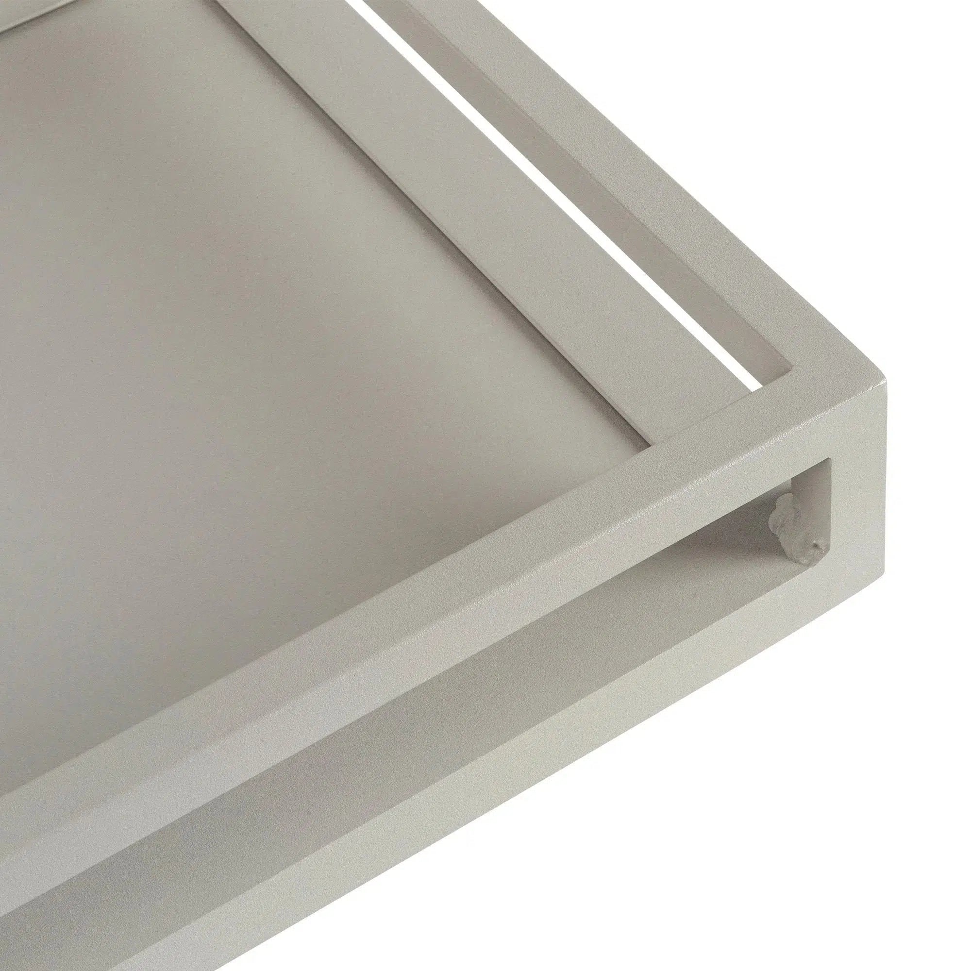 Aluminium Tray with Frame - Grey