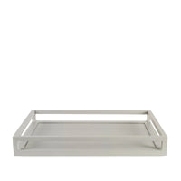 Aluminium Tray with Frame - Grey