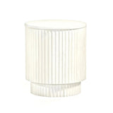 Amara - Small Side Table - White