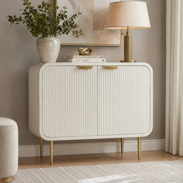 Amara White - 2 Door Sideboard