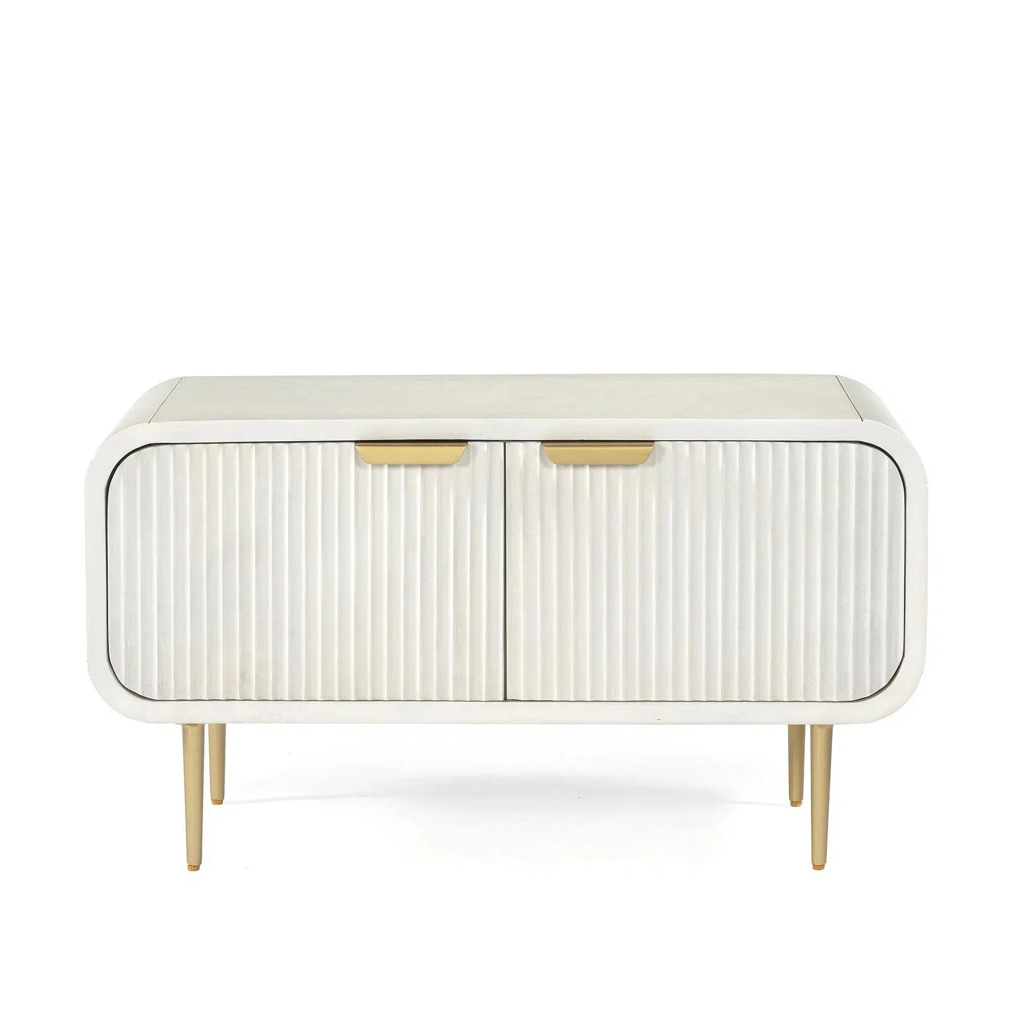 Amara White - 2 Door TV Unit