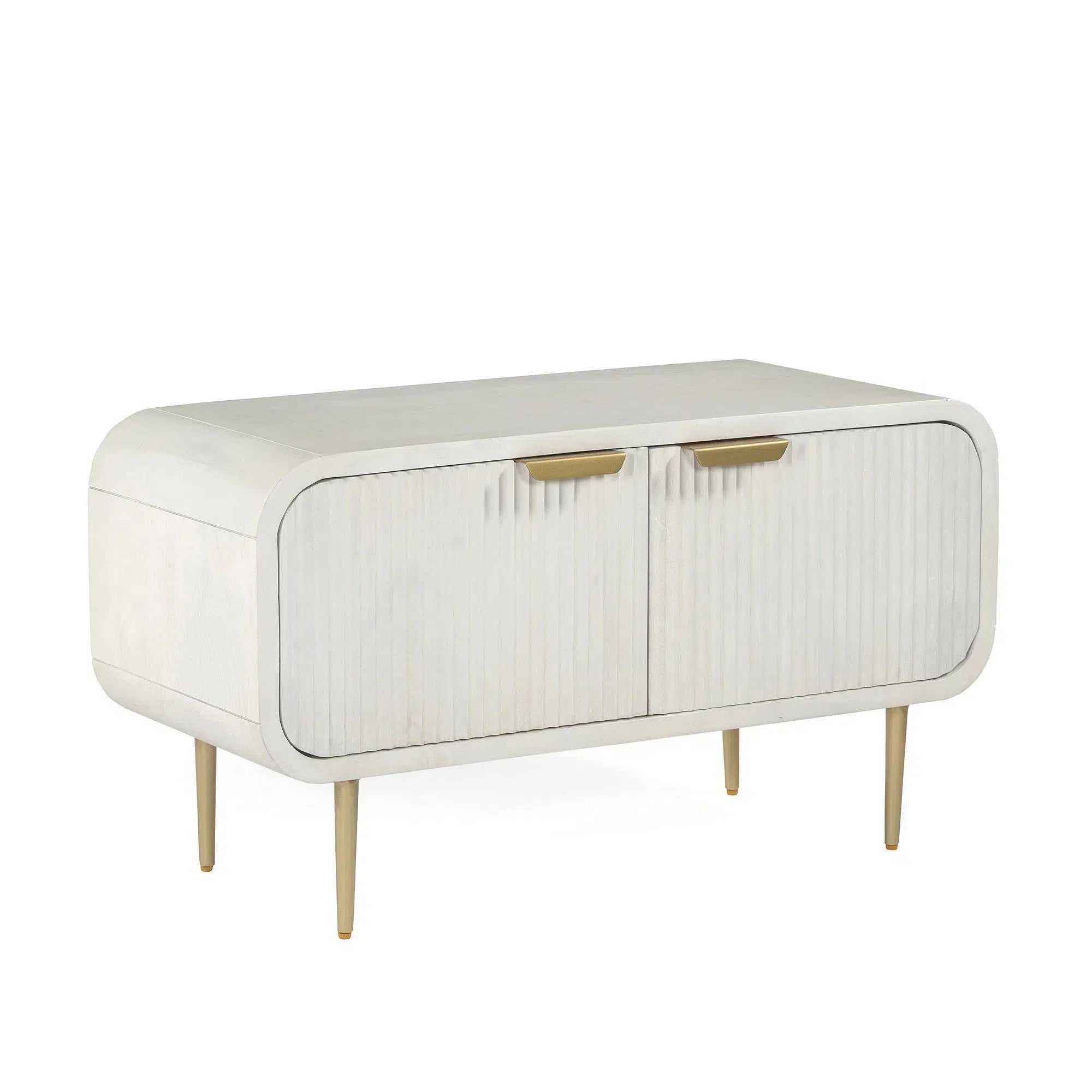 Amara White - 2 Door TV Unit