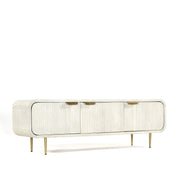 Amara White - 3 Door TV Unit