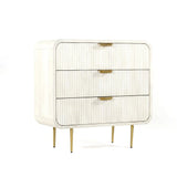 Amara White - 3 Drawer Chest