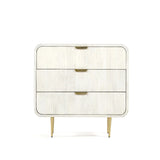 Amara White - 3 Drawer Chest