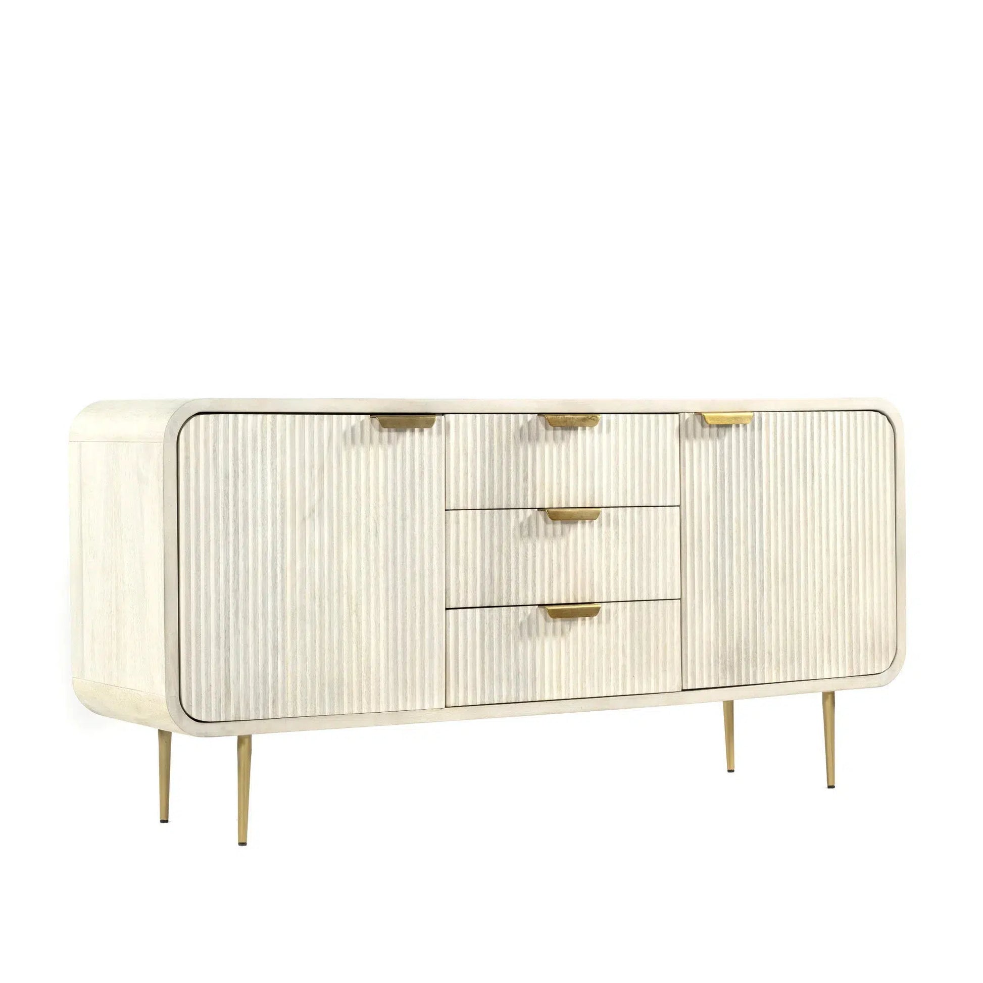 Amara White - 5 Door Sideboard