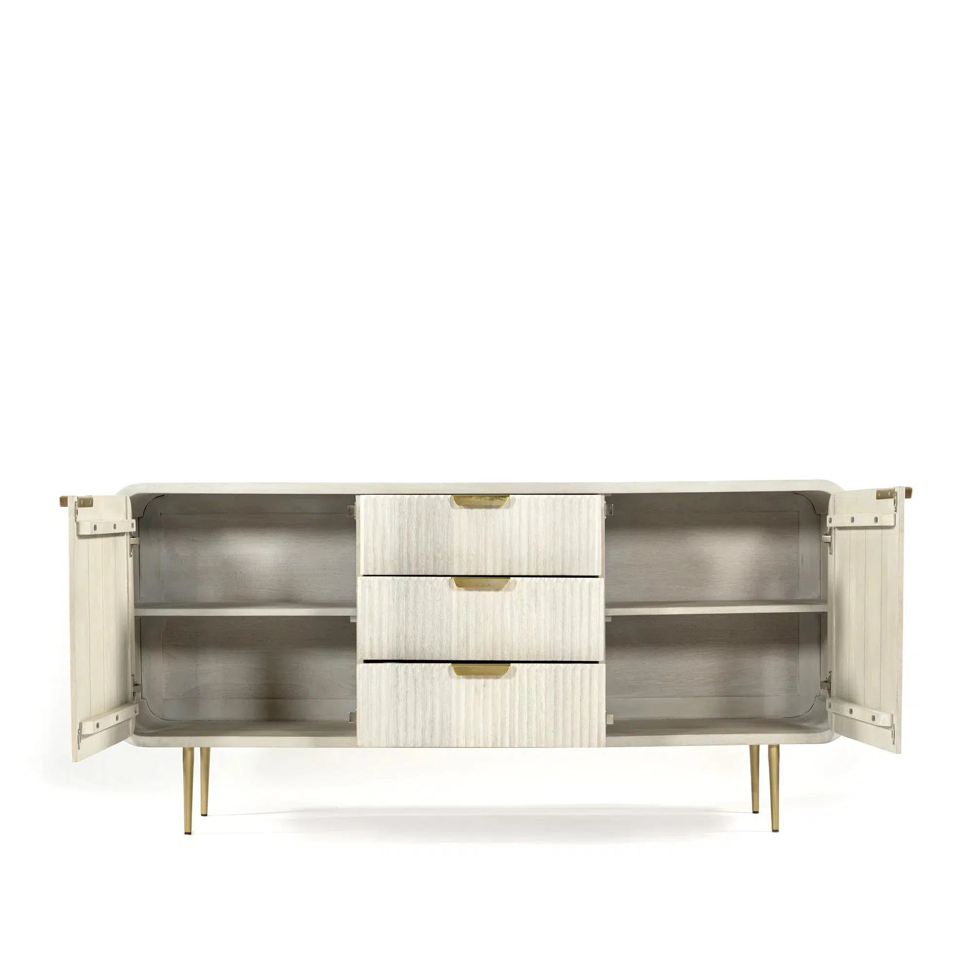 Amara White - 5 Door Sideboard