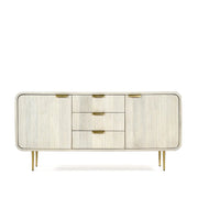 Amara White - 5 Door Sideboard
