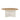 Amara White - Coffee Table with Travertine Top