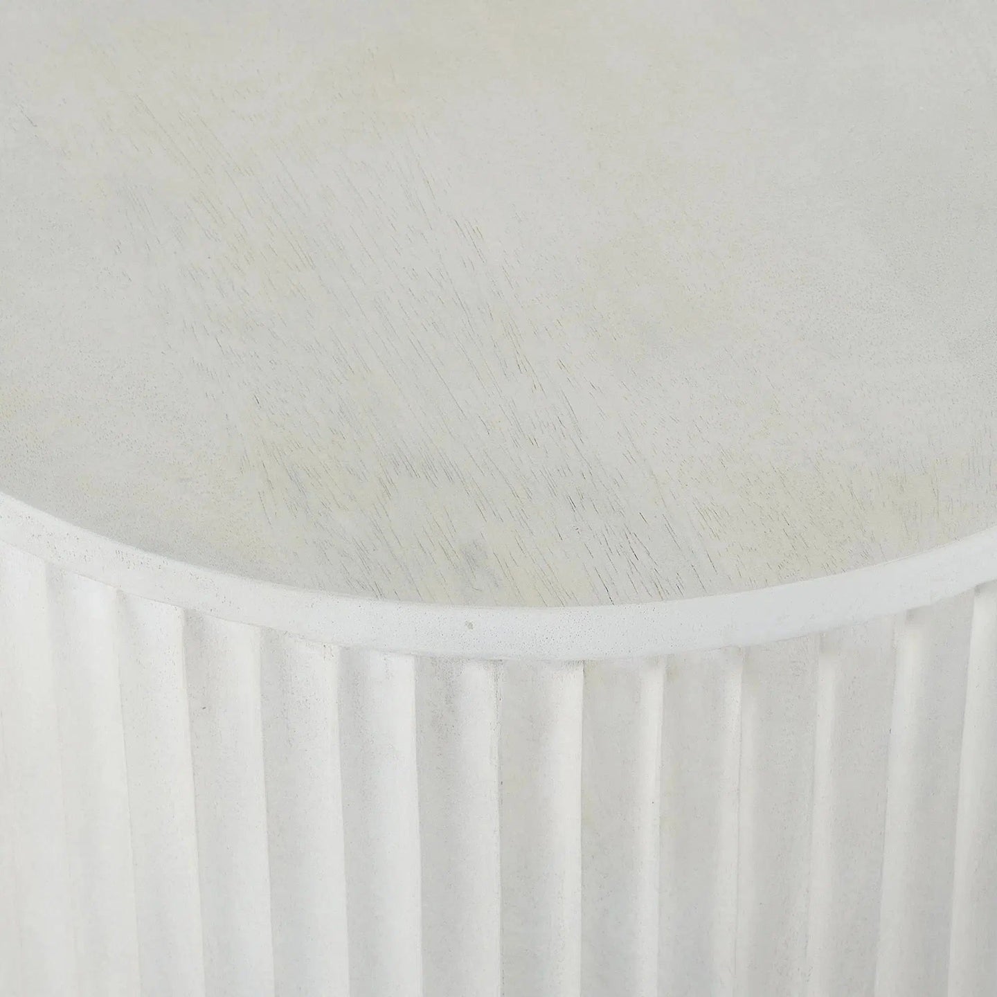 Amara White - Large Side Table