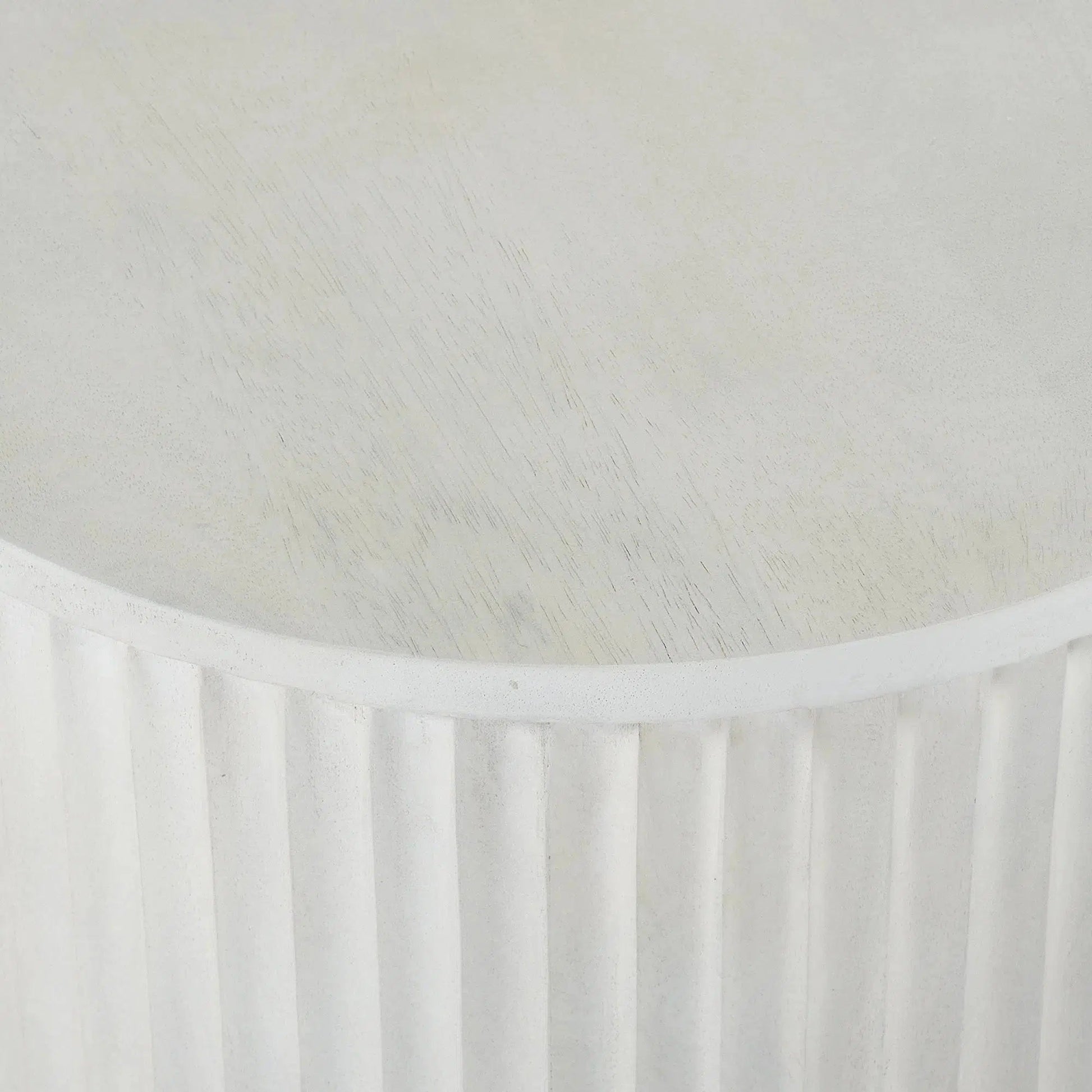 Amara White - Large Side Table