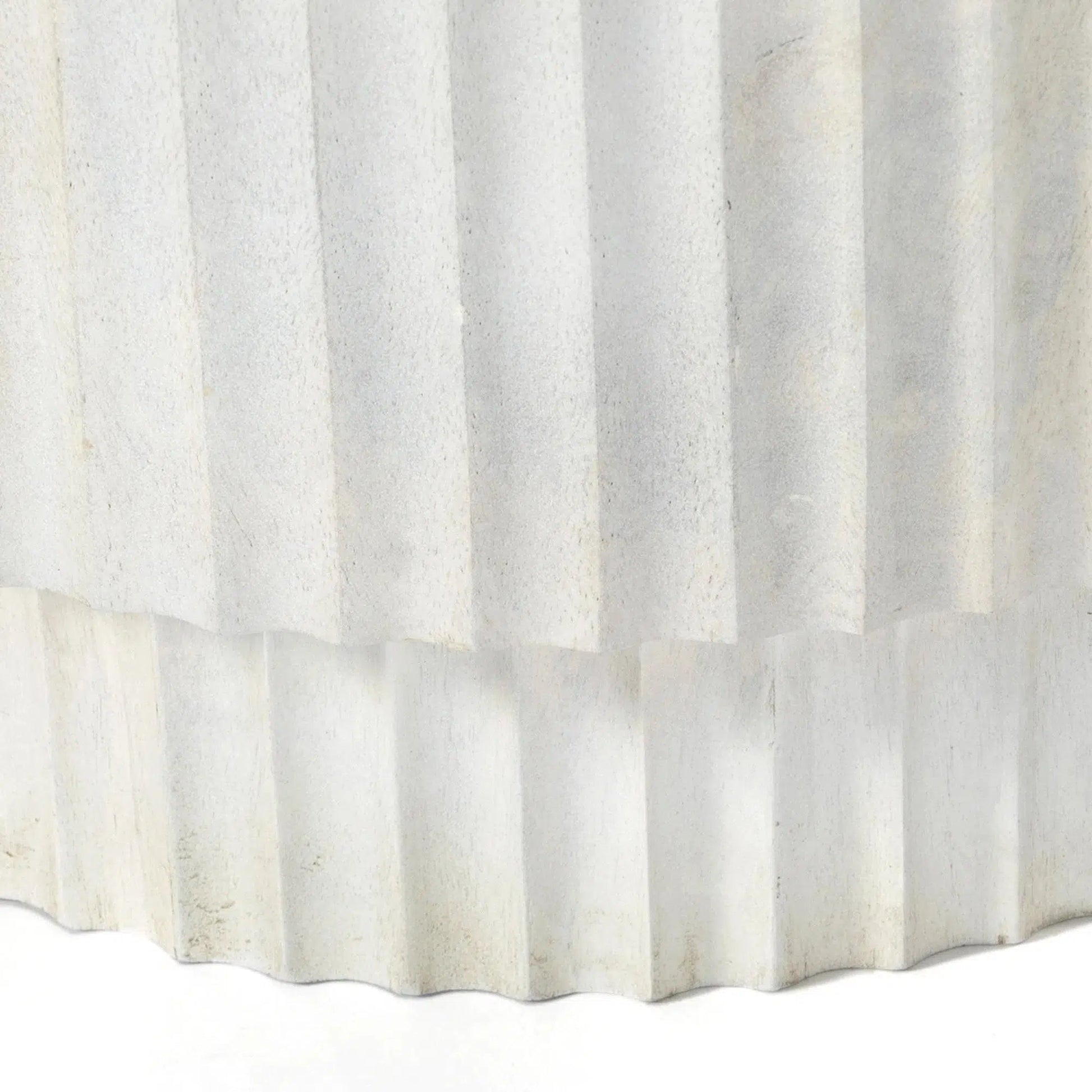 Amara White - Large Side Table