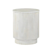 Amara White - Large Side Table