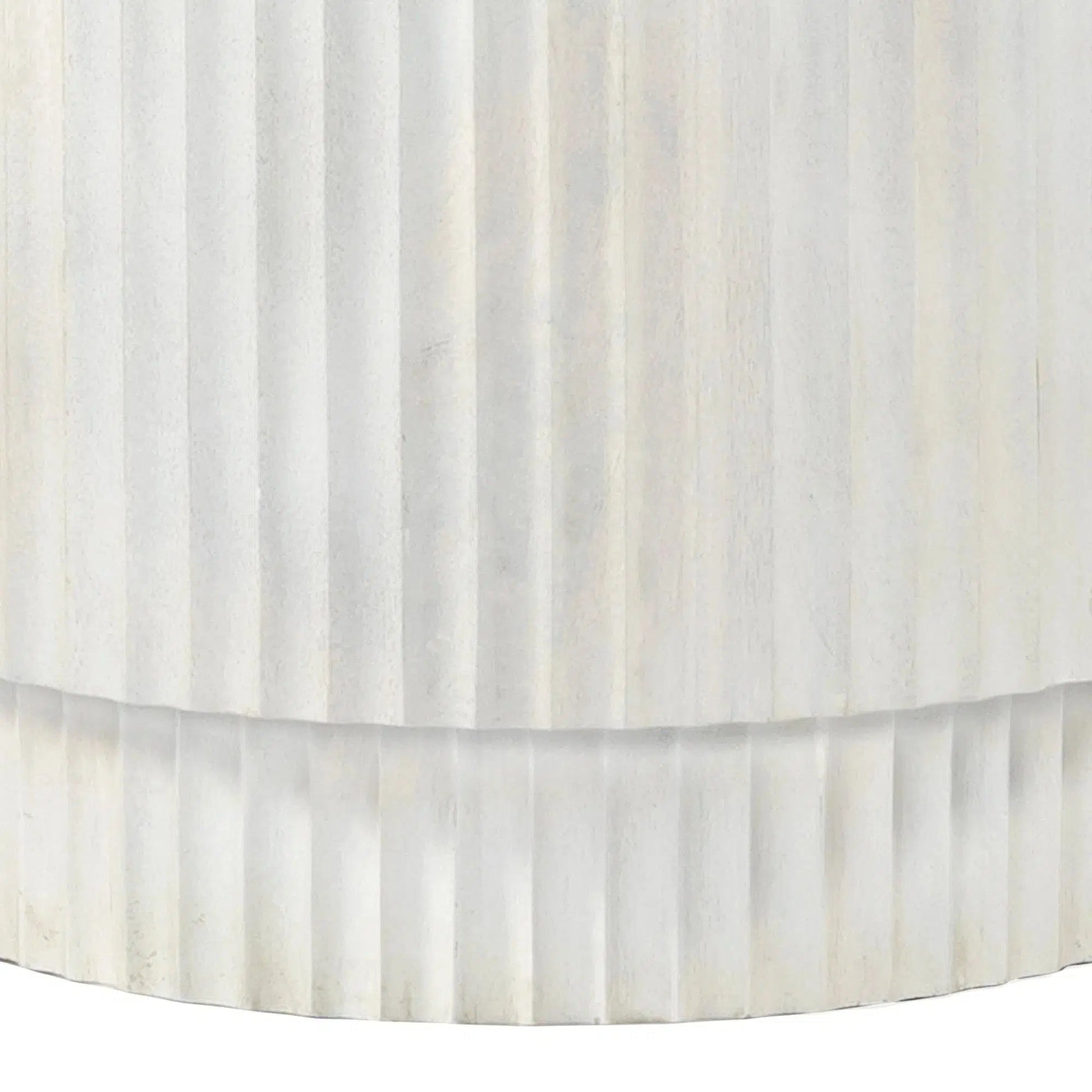 Amara White - Small Side Table