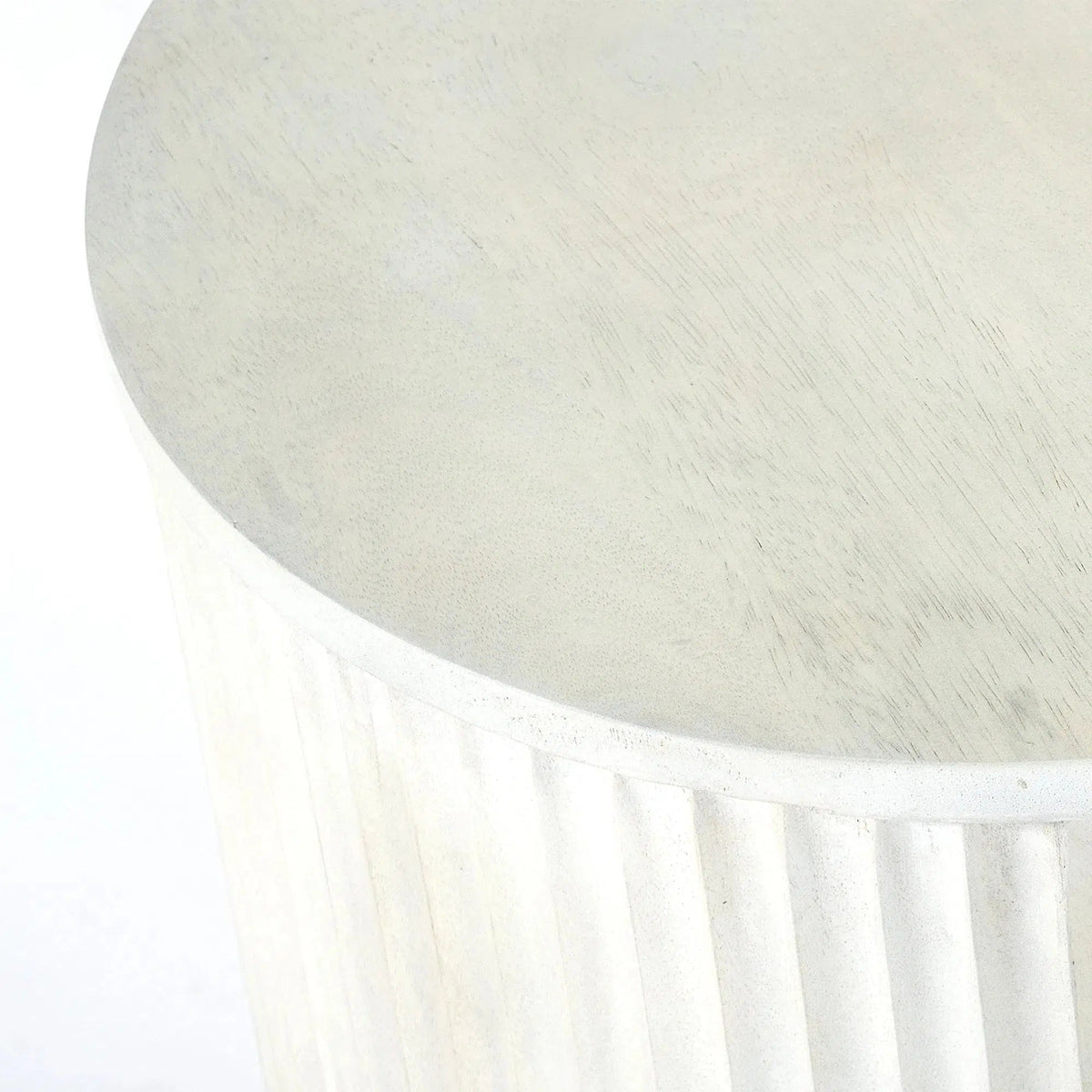 Amara White - Small Side Table