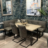 Amory Left Hand Corner Dining Set