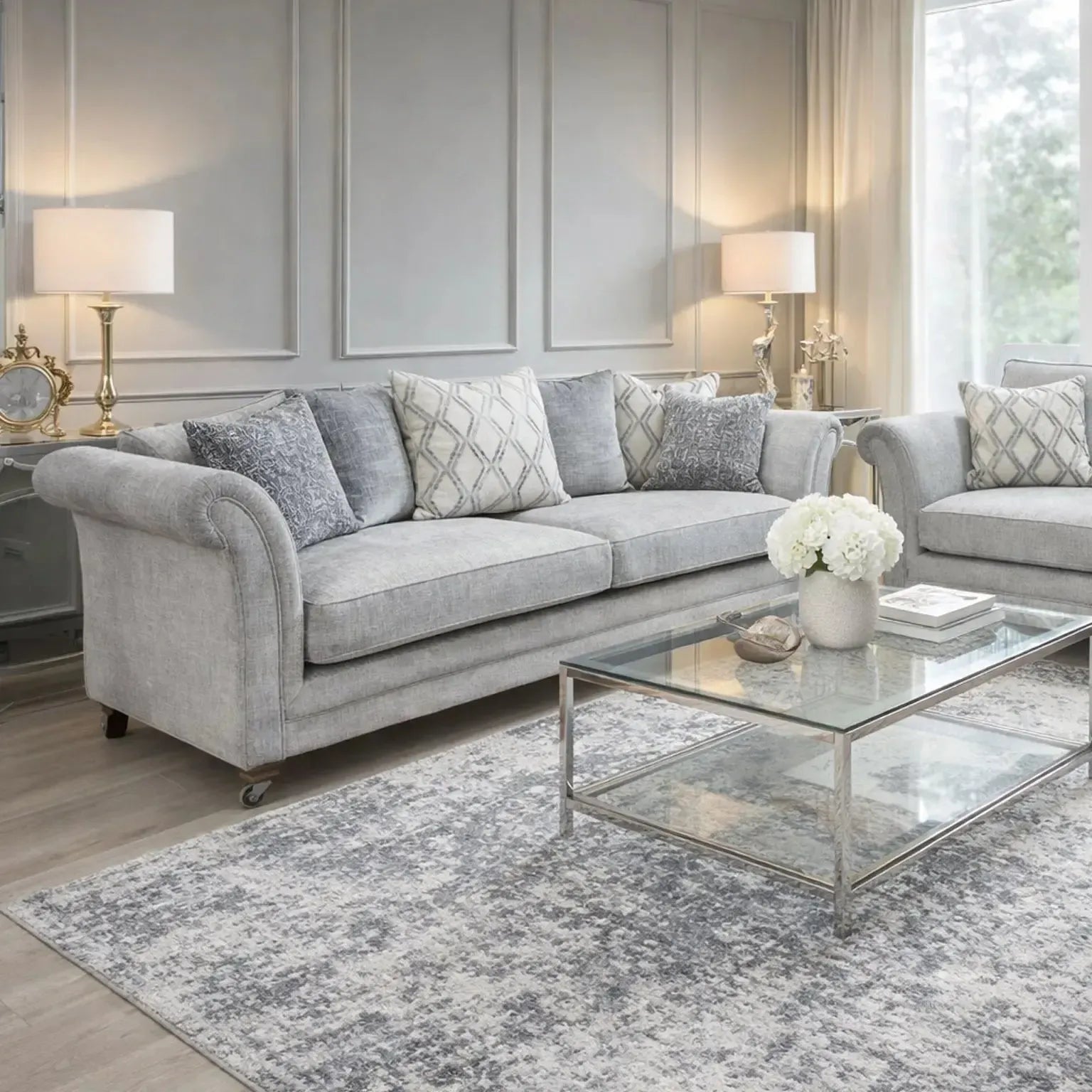 Angelina Grand Sofa Pillow Back